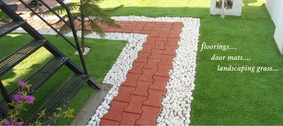 Açık Hava Sporları Alanı İnşaatı için 3/8 ölçülü 40 mm Zümrüt yapay yeşil çim