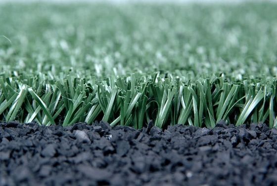 PP malzemesi 15 mm Yük Yüksekliği 12000 Dtex ve PU kaplama ile Açık Hava Spor Alanları için Futbol Çimleri