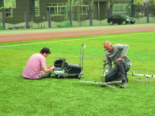 PU Kaplama FIFA ve FIH Çift Sertifikası ve Yüksek Dayanıklılık için Düz Şekilli Yarn ile Sanal Çim