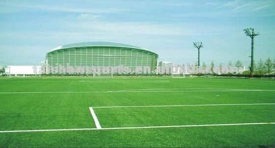 Yeşil Futbol Yapay Çim Dtex 11200 CPP+LENO Destek ve SBR Lateks Kaplama Düşük Bakım