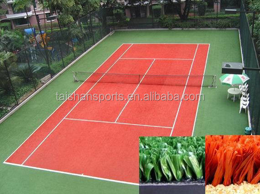 PE Malzemesi Sentetik Futbol Yeşil Yapay Çim Dikiş Hızı 140 Dikiş / M 50mm Yığın Yüksekliği MOQ 1000sqm