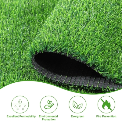 200 dikiş/M PE malzemesi doldurulmayan yapay çim 50mm 18000 Dtex Futbol/Futbol Sporları için