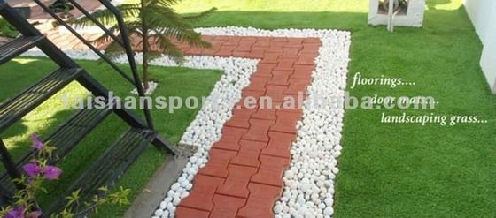 PU Kaplama FIFA ve FIH Çift Sertifikası ve Yüksek Dayanıklılık için Düz Şekilli Yarn ile Sanal Çim