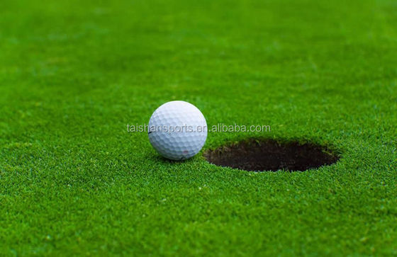 Sentetik Yeşiller için 17mm Hav Yüksekliği Yüksek Yoğunluklu ve PU Yapışkanlı Golf Suni Çim
