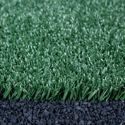 Dtex 10000 Yeşil Yapay Futbol Sahte Çim 15 mm yığın yüksekliği Spor ve diğer Açık hava etkinlikleri için