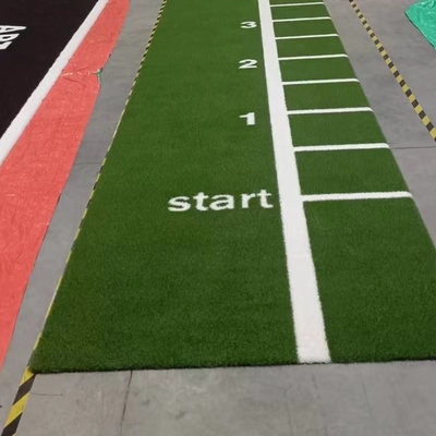 19mm Fotoğraflı Yapay Çim Beyaz Çizgi Spor Alanları Oyun alanları Ticari yerler Dekorasyon