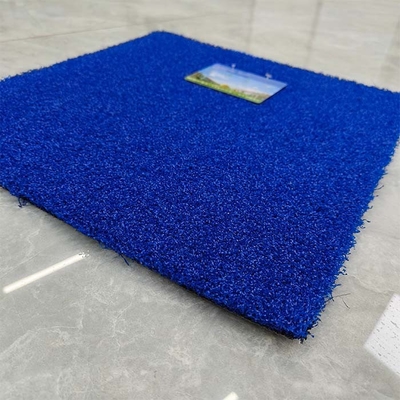 15 mm hokey yapay çim 8000 Dtex Mavi sentetik çim düşük bakımla Mükemmel performans