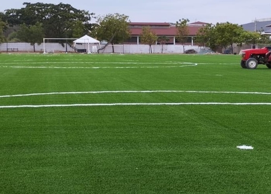 50mm Futbol Yapay Çim 160 Dikiş/M Dışarı Sahte Çim Futbol sahaları ve düşük bakım gerektiren açık hava etkinlikleri için