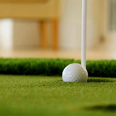 Spor etkinlikleri için 13 mm yeşil golf yapay çimleri 230 dikiş / M dikiş oranı ve 6500 Dtex ile