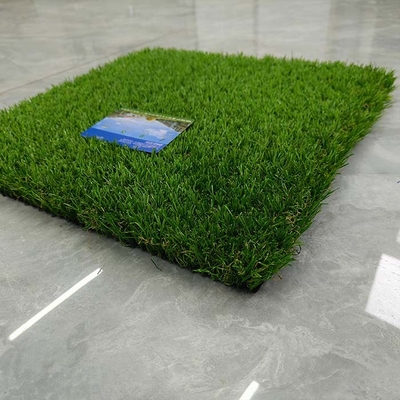 40mm Yeşil Yüksek yoğunluklu Manzara Yapay Astroturf Manzara bahçeleri Eğlence mekanları