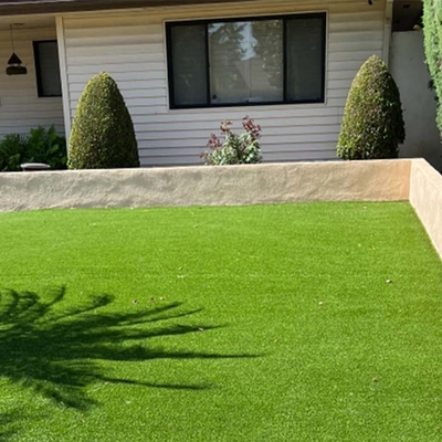 40mm Yeşil Yüksek yoğunluklu Manzara Yapay Astroturf Manzara bahçeleri Eğlence mekanları