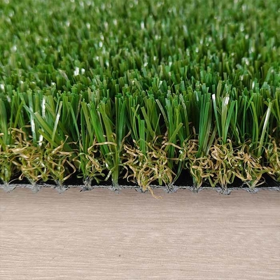 20mm doldurulmayan sentetik çim PU yapışkan yeşil manzara sentetik çim özelleştirilebilir rulo boyutu