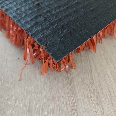 Tuğla Kırmızı Tenis Yapay Çim 6300 Dtex 25mm Mesh Çim Çok fonksiyonel Düşük Bakım