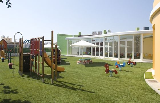 Bahçeler için Gerçekçi Görünümlü ve Az Bakımlı 45mm Kazık Yüksekliğinde Suni Çim