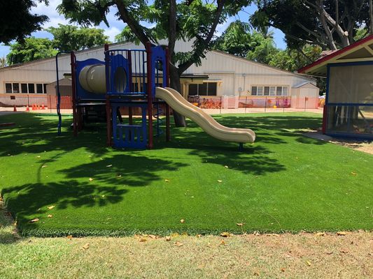 Bahçeler için Gerçekçi Görünümlü ve Az Bakımlı 30mm Kazık Yüksekliğinde Suni Çim