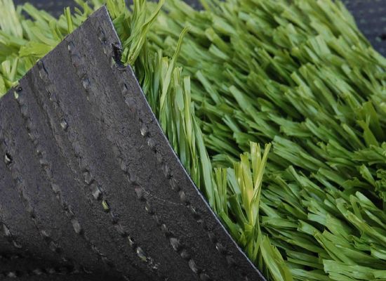 Yeşil Futbol Yapay Çim Dtex 11200 CPP+LENO Destek ve SBR Lateks Kaplama Düşük Bakım