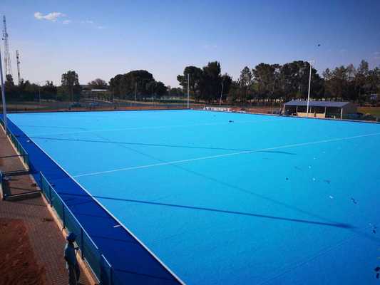FIH Sertifikalı 14 mm Top Yüksekliği ve Sürekli Oyun için Su Serisi İçin Yapay Hockey Çimleri