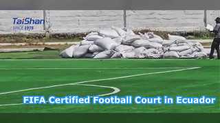 Ekvador'un Galápagos Adaları'nda Yeni Kurulan FIFA Sertifikalı Futbol Sahası